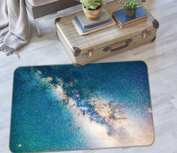 3D Blue Starry Sky 26225 Non Slip Rug Mat
