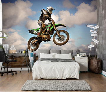 3D Motocross Vacates 118 Vehicle Wall Murals
