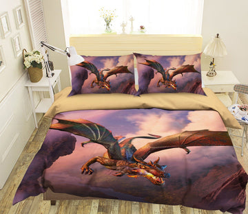 3D Fire Flight 2121 Jerry LoFaro bedding Bed Pillowcases Quilt Quiet Covers AJ Creativity Home 
