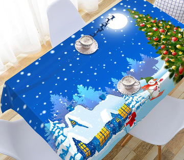 3D Christmas Ball Moon 13 Tablecloths Tablecloths AJ Creativity Home 