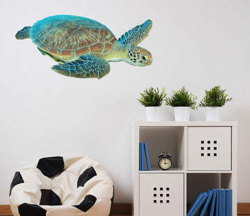 3D Beautiful Turtle 095 Animals Wall Stickers Wallpaper AJ Wallpaper 