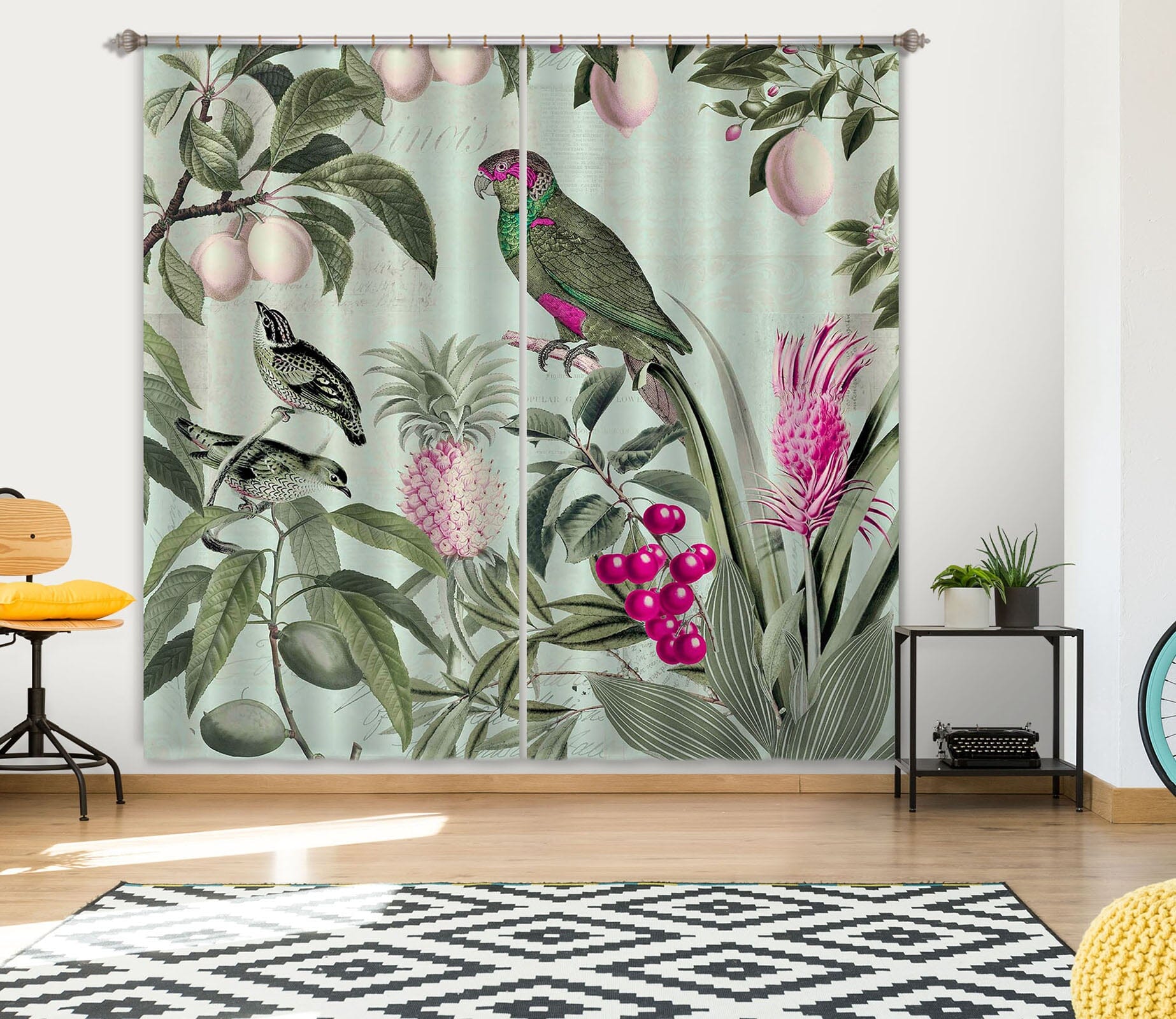 3D Fruit Paradise 058 Andrea haase Curtain Curtains Drapes Curtains AJ Creativity Home 