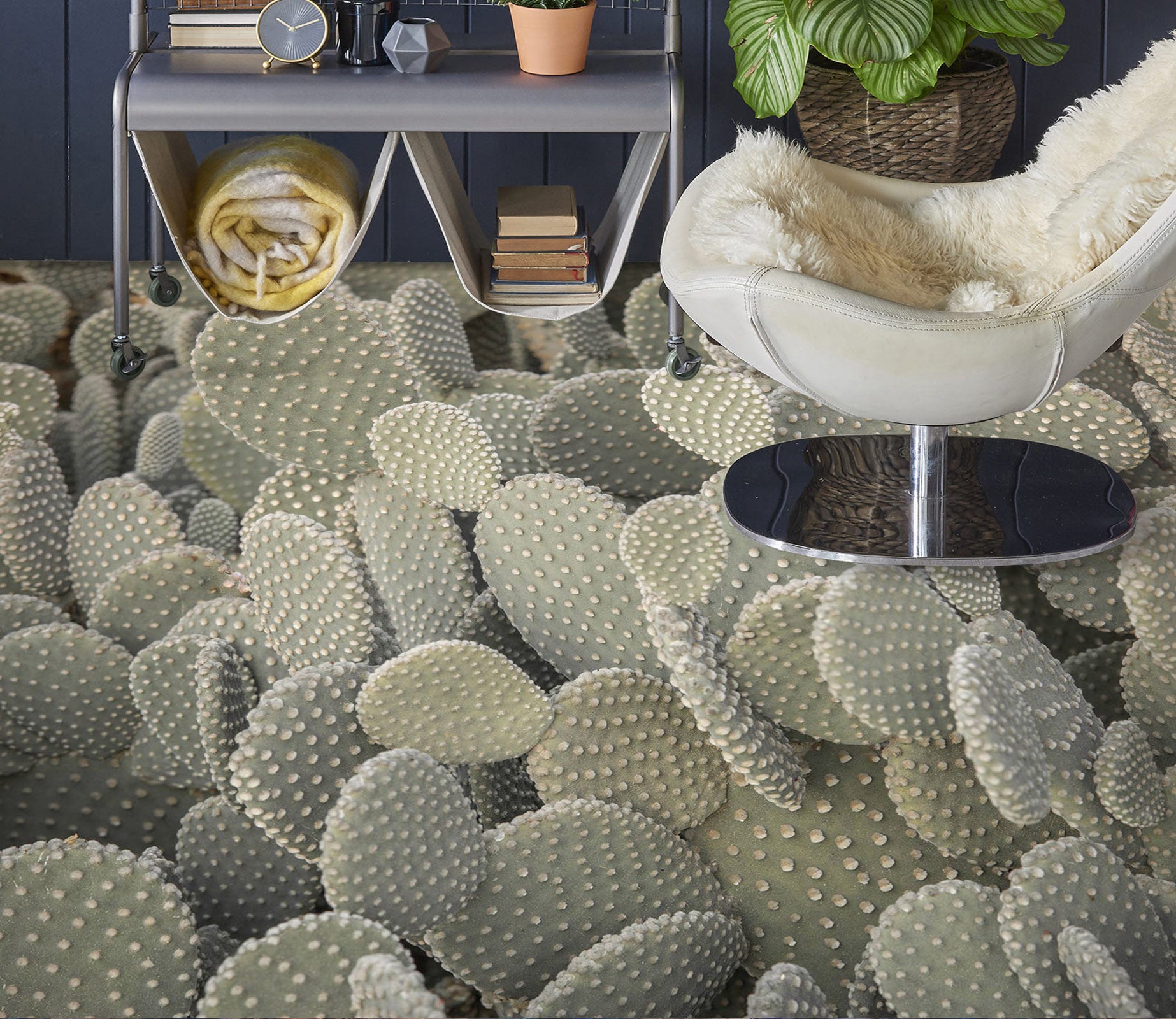 3D Cactus 9850 Assaf Frank Floor Mural