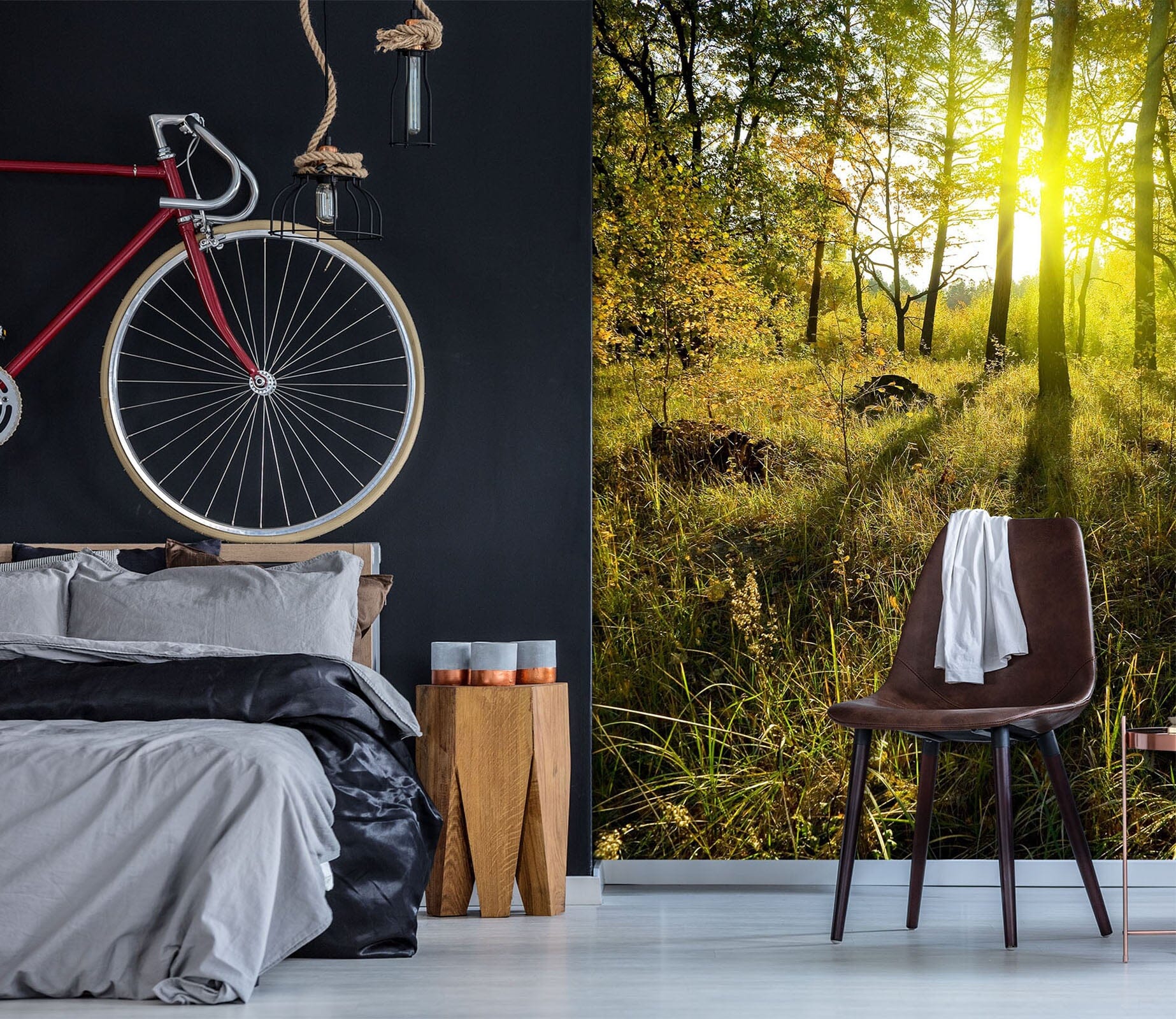 3D Woods Sunlight 1979 Wall Murals Wallpaper AJ Wallpaper 2 