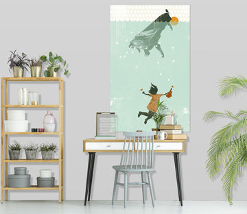 3D Swimming In The Water 028 Showdeer Wall Sticker Wallpaper AJ Wallpaper 2 