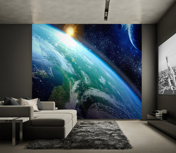 3D Space Planet 1414 Wall Murals