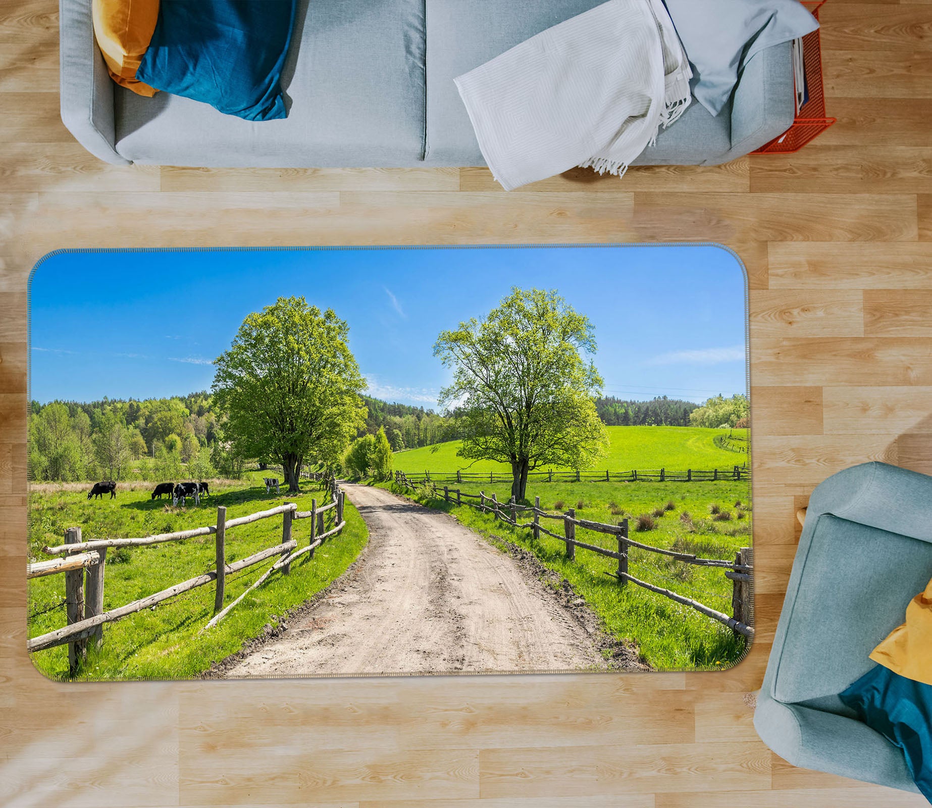 3D Tree The Way 34164 Non Slip Rug Mat