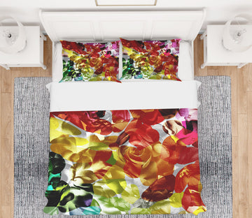3D Colored Flowers 19127 Shandra Smith Bedding Bed Pillowcases Quilt
