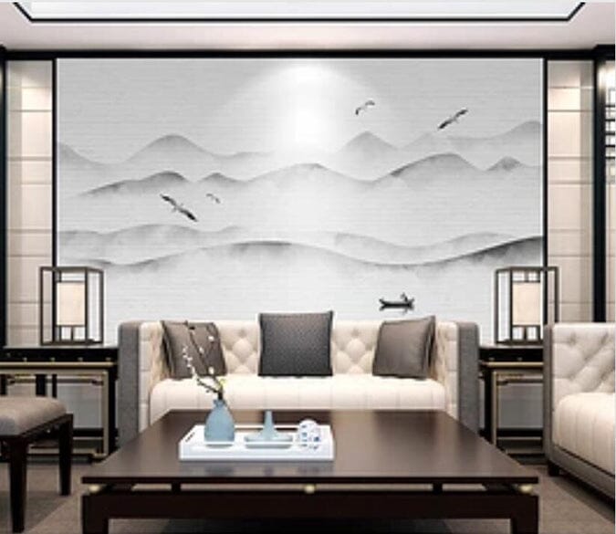 3D Misty Forest 1619 Wall Murals Wallpaper AJ Wallpaper 2 