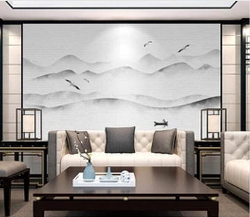 3D Misty Forest 1619 Wall Murals Wallpaper AJ Wallpaper 2 