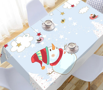 3D Moon Star Bird 57 Tablecloths Tablecloths AJ Creativity Home 