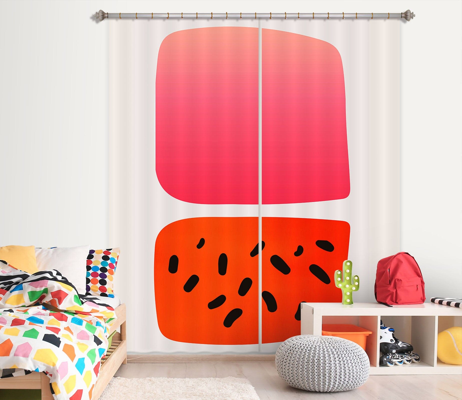 3D Square Pattern 1006 Boris Draschoff Curtain Curtains Drapes Curtains AJ Creativity Home 