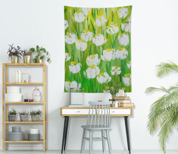 3D White Garden 3546 Skromova Marina Tapestry Hanging Cloth Hang