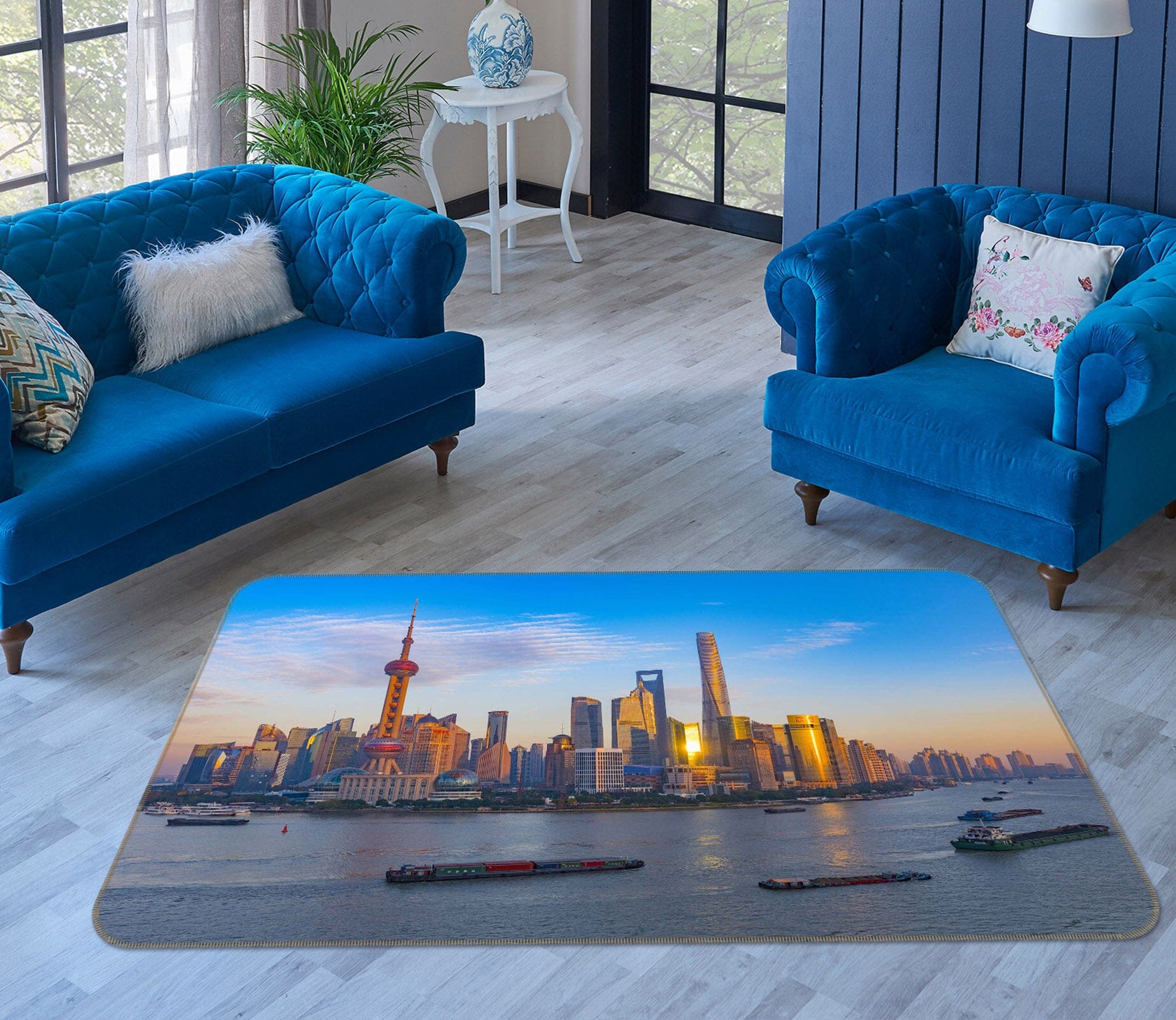 3D Water City 1185 Marco Carmassi Rug Non Slip Rug Mat Mat AJ Creativity Home 