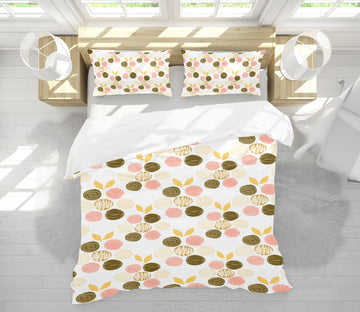 3D Pink Brown Polka Dots 109125 Kashmira Jayaprakash Bedding Bed Pillowcases Quilt