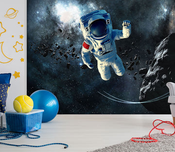 3D Space Astronaut 413 Vehicle Wall Murals