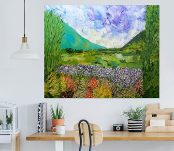 3D Purple Valley 251 Allan P. Friedlander Wall Sticker Wallpaper AJ Wallpaper 2 