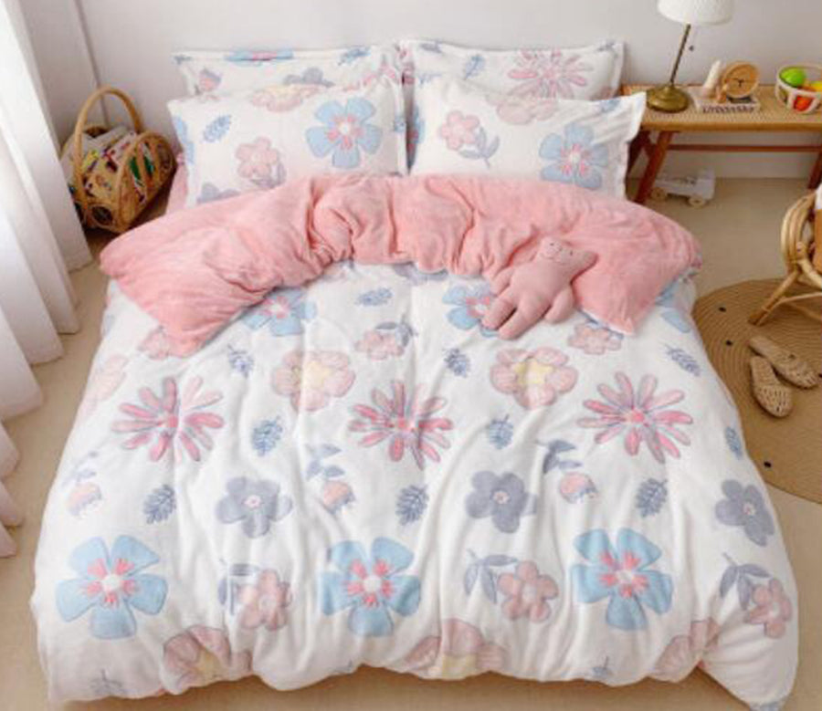 3D Light Flowers 30126 Bed Pillowcases Quilt