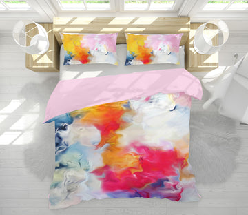 3D Colored Smoke 12118 Bed Pillowcases Quilt