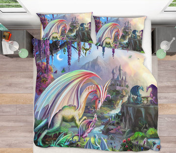 3D Fantasy Valley 111 Rose Catherine Khan Bedding Bed Pillowcases Quilt Quiet Covers AJ Creativity Home 