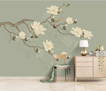 3D Branch Flower 2101 Wall Murals Wallpaper AJ Wallpaper 2 