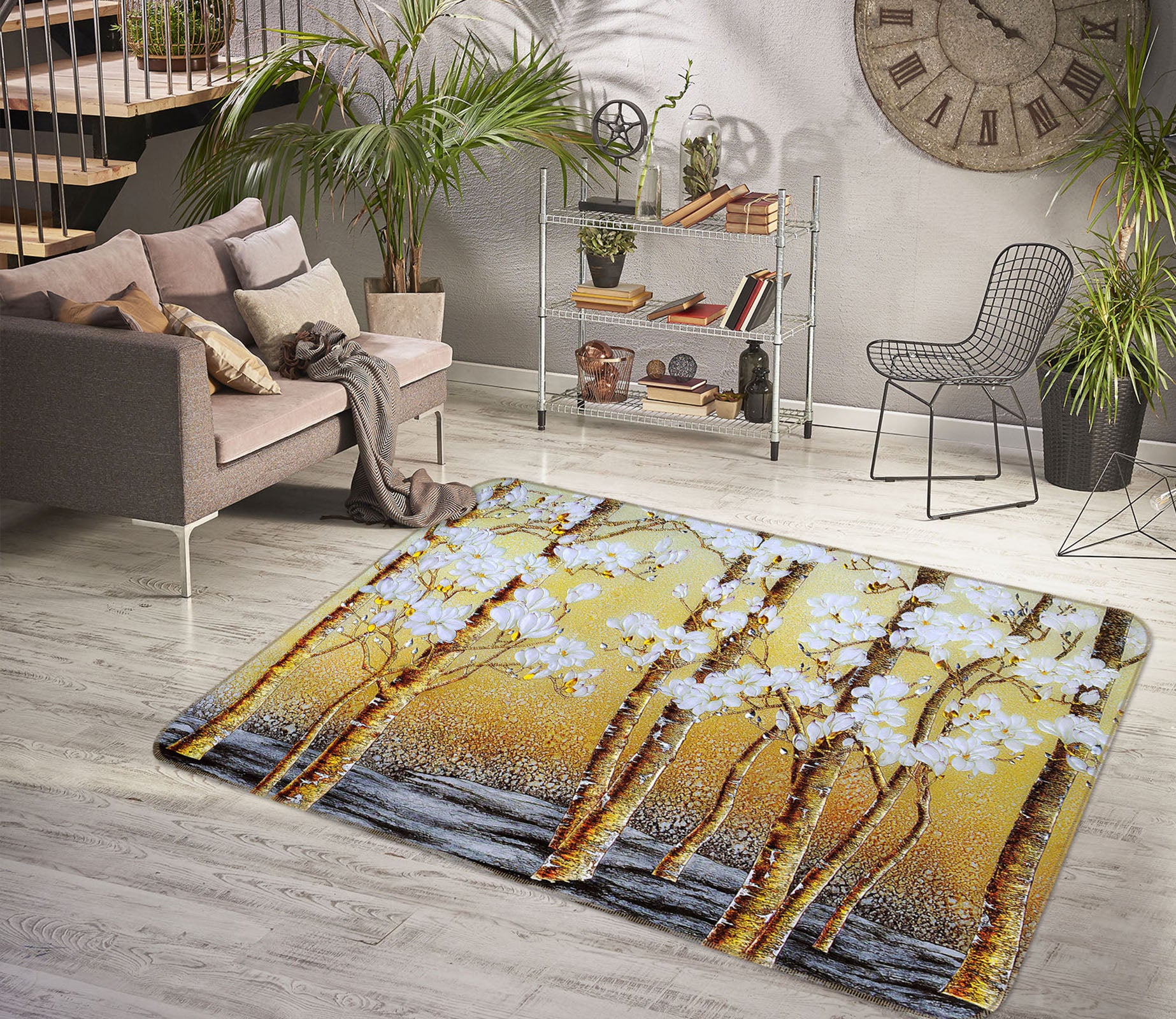 3D Forest 32088 Non Slip Rug Mat