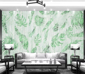 3D Green Leaf 1224 Wall Murals Wallpaper AJ Wallpaper 2 