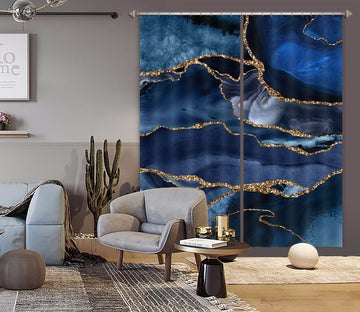 3D Blue Marble 178 Uta Naumann Curtain Curtains Drapes