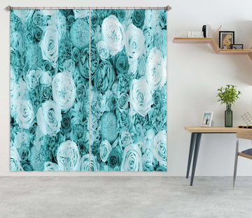 3D Garden 045 Noirblanc777 Curtain Curtains Drapes Curtains AJ Creativity Home 