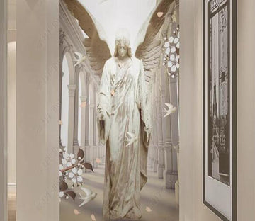 3D Carving Angel 1213 Wall Murals Wallpaper AJ Wallpaper 2 
