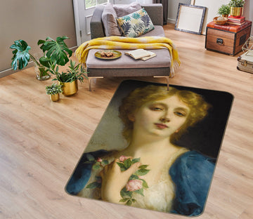 3D Oil Painting Beauty 76181 Non Slip Rug Mat