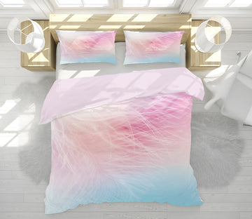 3D Pink Plush 61061 Bed Pillowcases Quilt