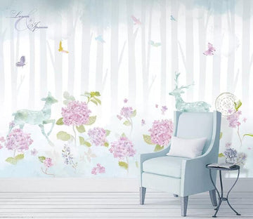 3D Pink Flower 1471 Wall Murals Wallpaper AJ Wallpaper 2 