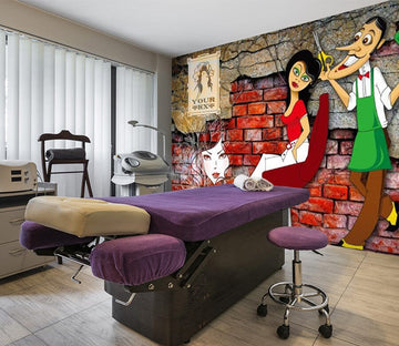 3D Hipster Girl 1546 Wall Murals Wallpaper AJ Wallpaper 2 