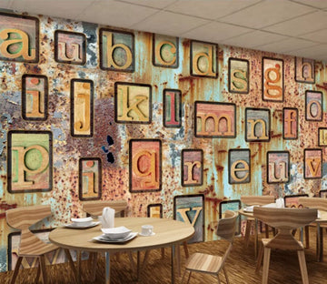 3D Alphabet Wall 2013 Wall Murals Wallpaper AJ Wallpaper 2 