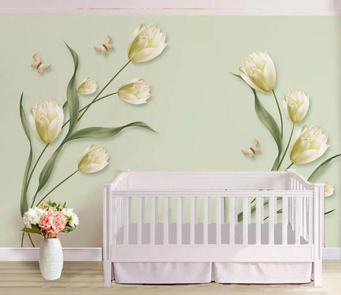 3D Cute Flowers 1114 Wall Murals Wallpaper AJ Wallpaper 2 