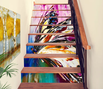 3D Colorful Butterfly 2180 Skromova Marina Stair Risers