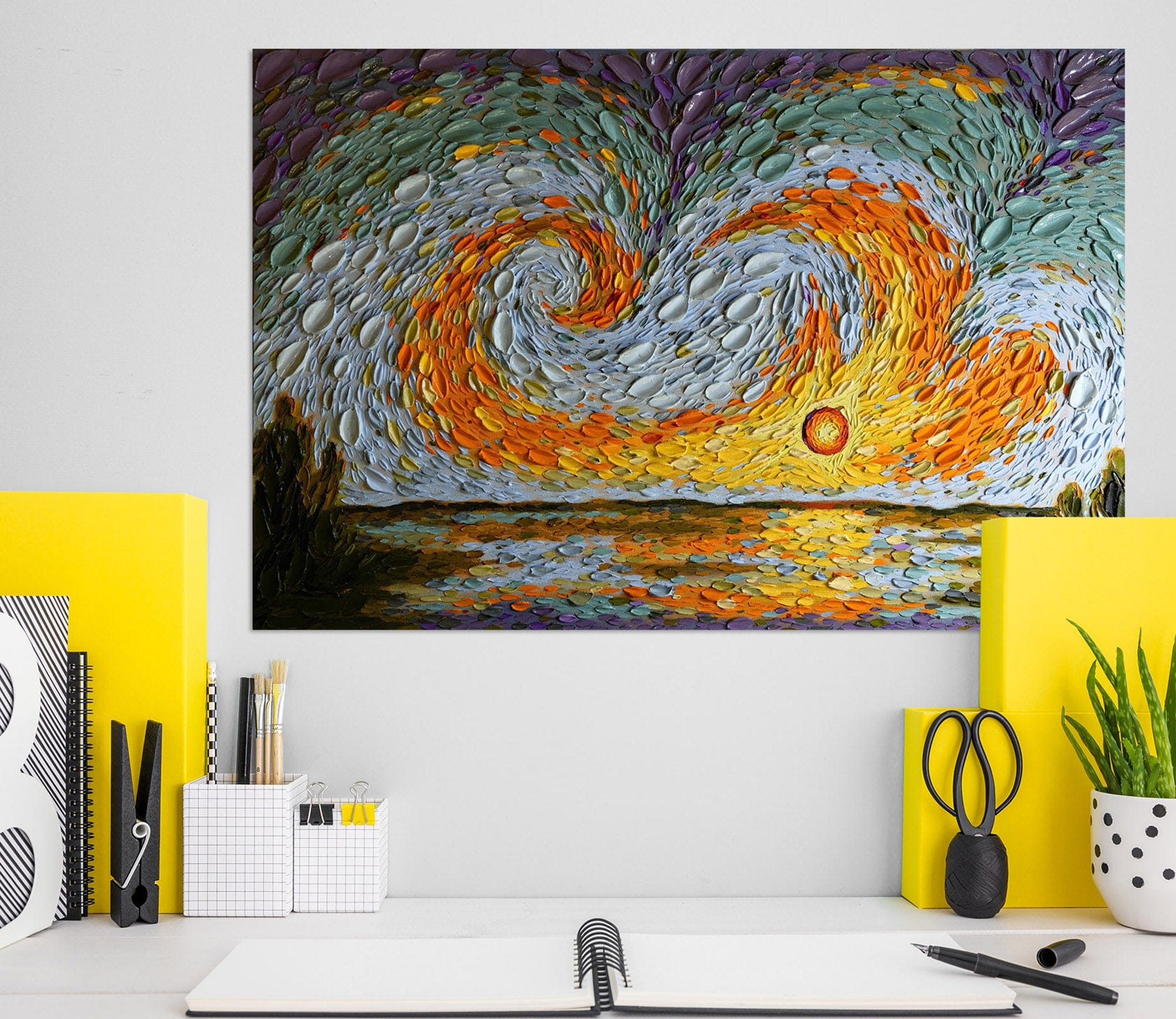 3D Sunset Shell 013 Dena Tollefson Wall Sticker Wallpaper AJ Wallpaper 2 