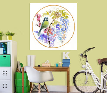 3D Embroidered Bird 002 Anne Farrall Doyle Wall Sticker Wallpaper AJ Wallpaper 2 