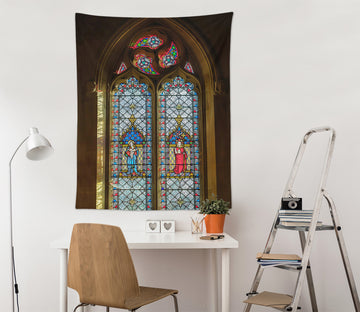3D Colored Window Grilles 116183 Assaf Frank Tapestry Hanging Cloth Hang