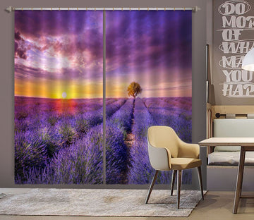 3D Lavender Estate 106 Marco Carmassi Curtain Curtains Drapes Curtains AJ Creativity Home 