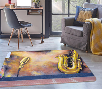 3D Saxophone 36183 Non Slip Rug Mat