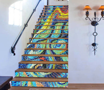 3D Gemstone 367 Stair Risers Wallpaper AJ Wallpaper 