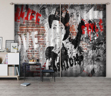 3D Doodle Avatar 706 Curtains Drapes Wallpaper AJ Wallpaper 