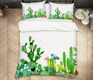 3D Cactus 12089 Bed Pillowcases Quilt