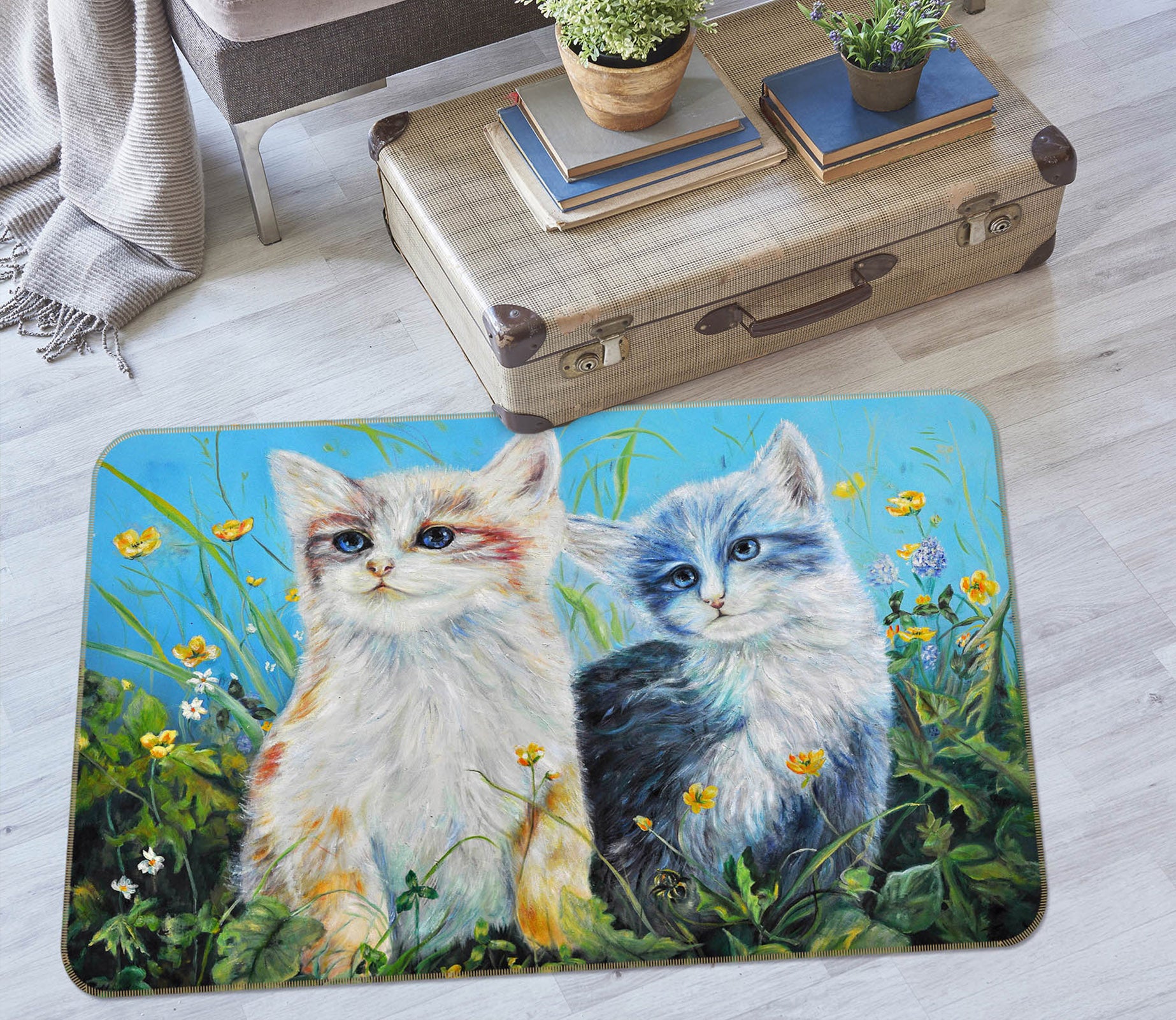 3D Kitten 33136 Non Slip Rug Mat