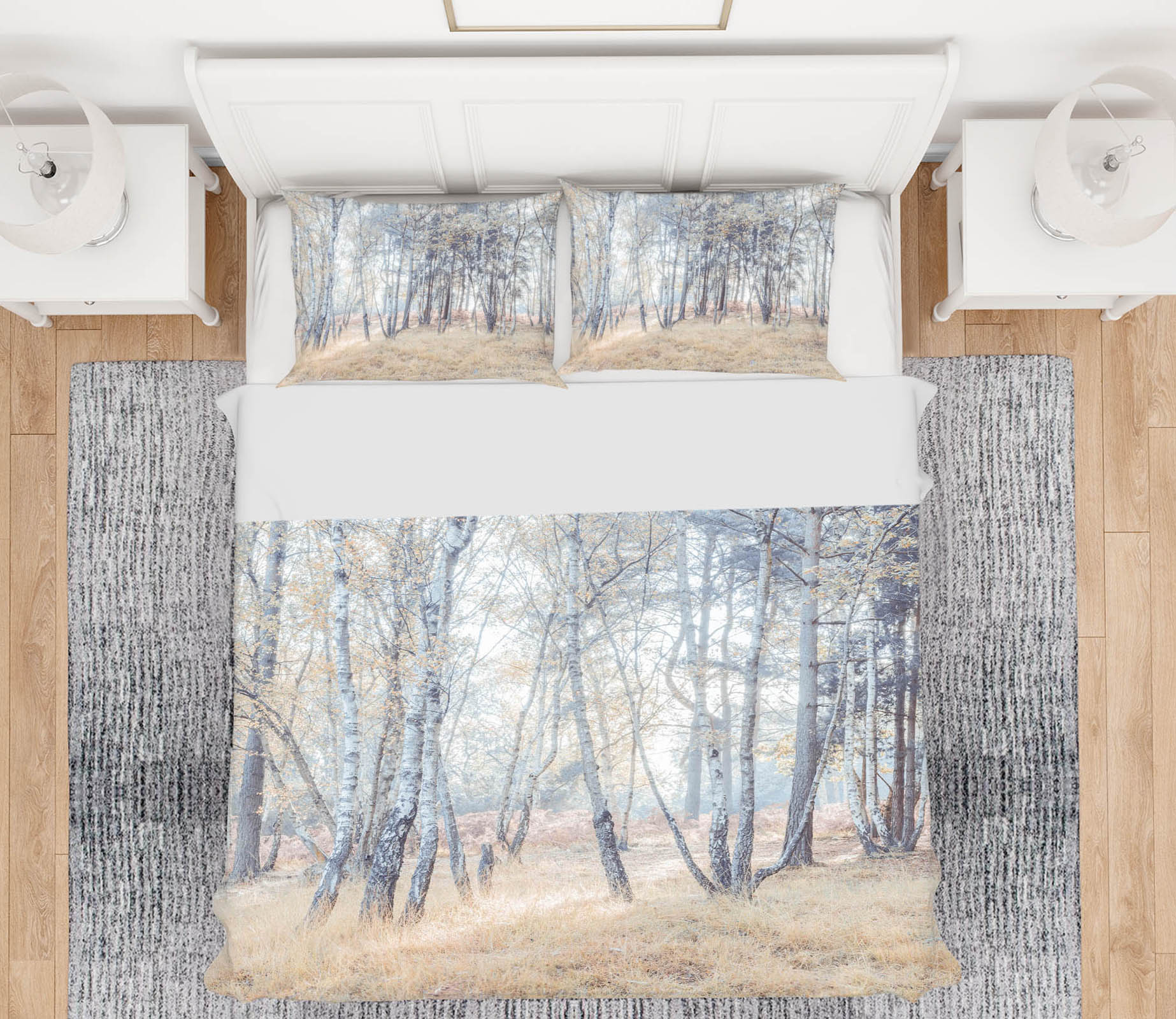 3D Yellow Grassland 7211 Assaf Frank Bedding Bed Pillowcases Quilt Cover Duvet Cover