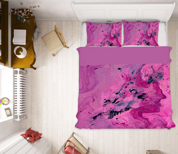 3D Fuchsia Texture 16042 Bed Pillowcases Quilt
