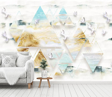 3D Cloud Dove WC474 Wall Murals