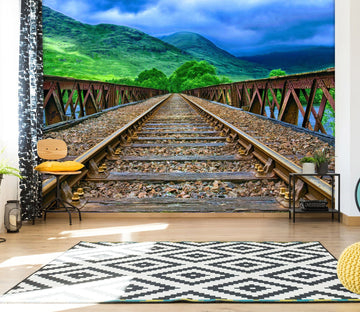 3D Forest Railway 2040 Wall Murals Wallpaper AJ Wallpaper 2 